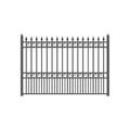 Aleko FENCELON-APE Iron Steel Driveway Fence London Style FENCELON-UNB